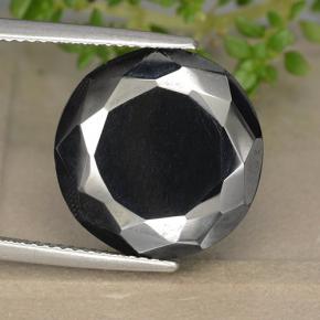 19.12克拉天然黄铁矿，圆形切割，不透明