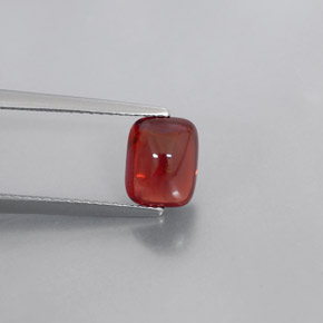 2.60克拉天然红色镁铝榴石，透明，8×6.3毫米，透明/半透明