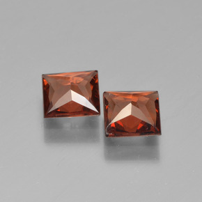 克拉天然镁铝榴石石榴石，正方形，VS