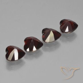 3.36克拉天然镁铝榴石石榴石，心形，VVS