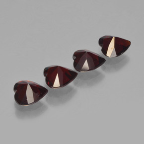 3.02克拉天然镁铝榴石，心形，VVS-VS