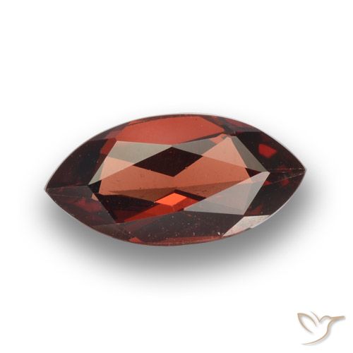 1.89ct 天然 梅洛红 镁铝榴石石榴石, 榄尖形, VVS-VS