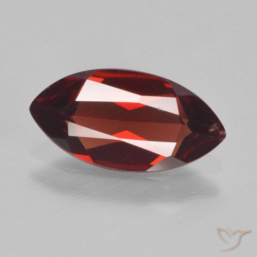 1.71ct 天然 深红色 镁铝榴石石榴石, 榄尖形, VVS-VS