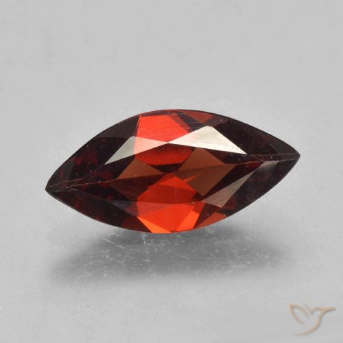 1.76ct 天然 暗红色 镁铝榴石石榴石, 榄尖形, VVS-VS