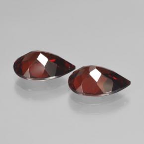 4.02天然红色镁铝榴石，梨形，9.9×6.8毫米，VVS-VS