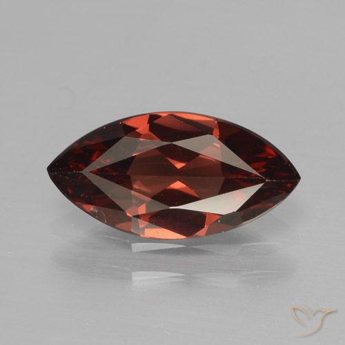 1.80ct 天然 暗红色 镁铝榴石石榴石, 榄尖形, VVS-VS