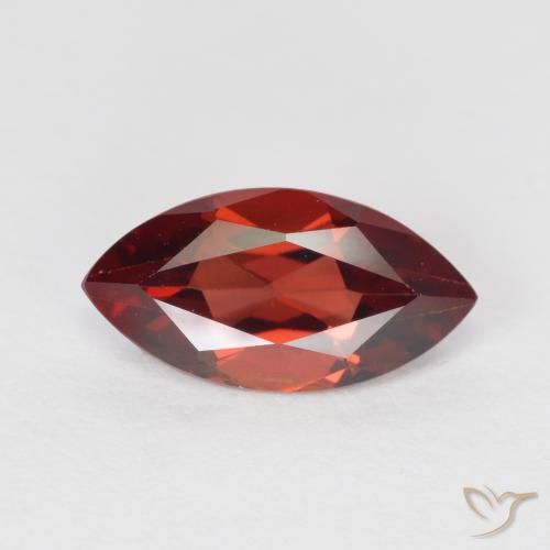 1.32ct 天然 暗红色 镁铝榴石石榴石, 榄尖形, VVS-VS