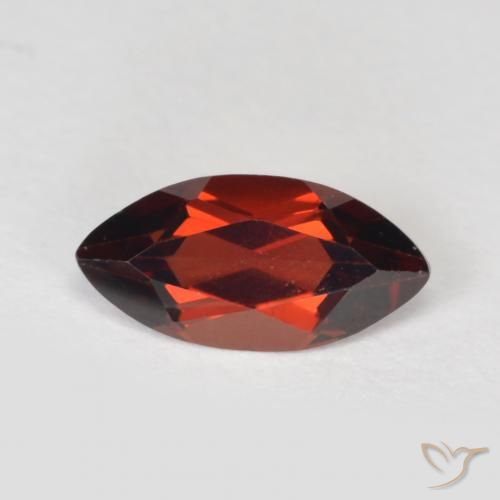 1.21ct 天然 暗红色 镁铝榴石石榴石, 榄尖形, VVS-VS