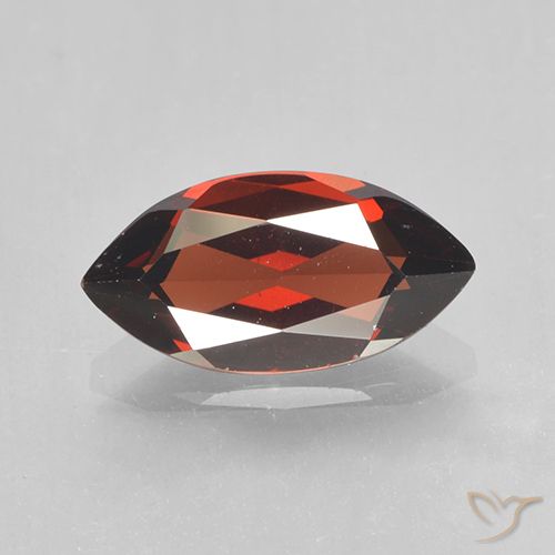 2.08ct 天然 梅洛红 镁铝榴石石榴石, 榄尖形, VVS-VS