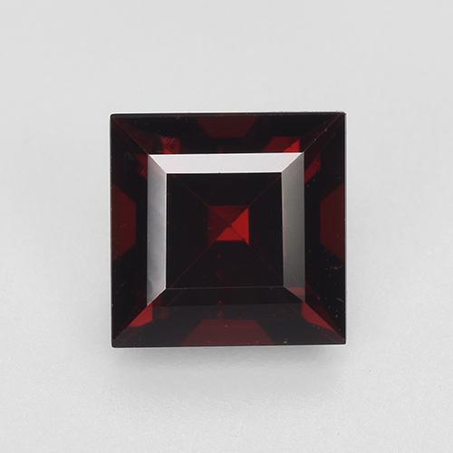 1.57克拉天然红色镁铝榴石，方形，6.1×6.1毫米，VVS-VS
