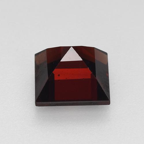 1.57克拉天然红色镁铝榴石，方形，6.1×6.1毫米，VVS-VS