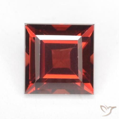 2.19ct 天然 中红 镁铝榴石石榴石, 正方形, VVS-VS