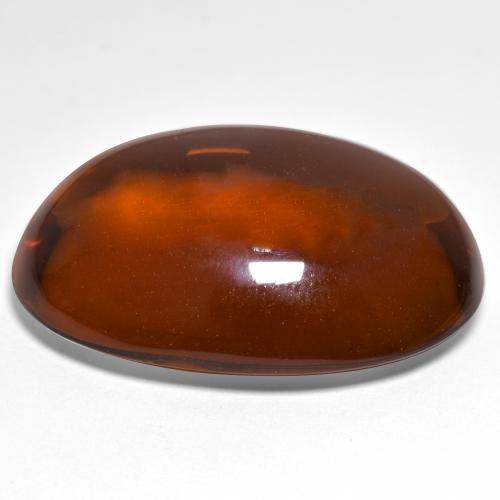 46.09克拉天然镁铝榴石石榴石，椭圆形，透明