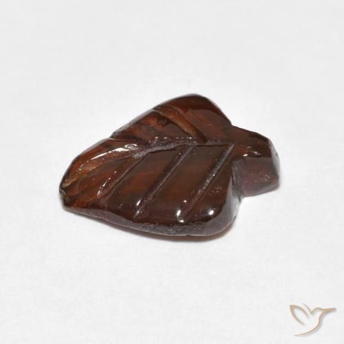 2.92克拉天然橙色镁铝榴石，异形，11.9×9.8毫米，半透明