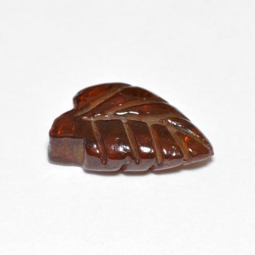 3.35克拉天然橙色镁铝榴石，异形，12.4×8.1毫米，半透明