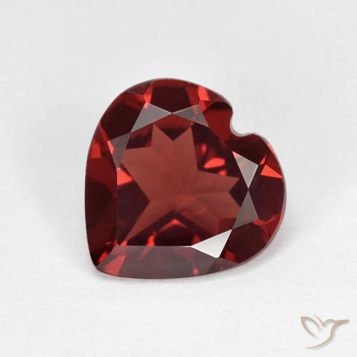 1.72ct 天然 桑格利亚红 镁铝榴石石榴石, 心形, VVS