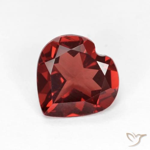 1.78ct 天然 醋栗红 镁铝榴石石榴石, 心形, VVS
