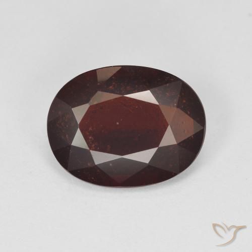 3.94ct 天然 深红色 镁铝榴石石榴石, 椭圆形, VS