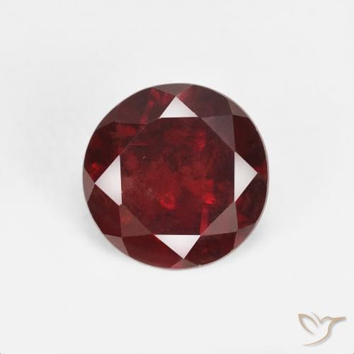 1.60ct 天然 醋栗红 镁铝榴石石榴石, 圆形的, VS