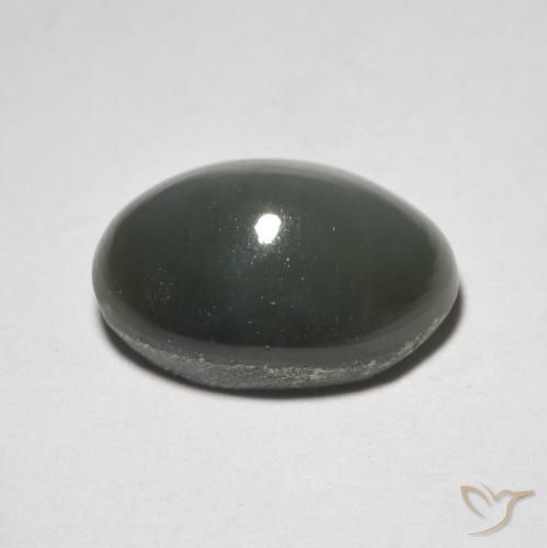 4.76克拉天然石英猫眼，椭圆形，不透明