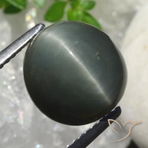 6.82克拉天然石英猫眼，椭圆形，不透明