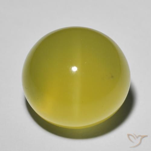 20.24ct 天然 大黄蜂黄 石英猫眼, 椭圆形, 半透明