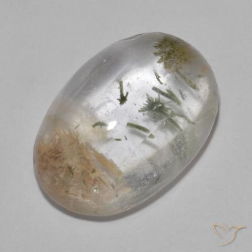 18.07ct 天然 彩色 石英与黑登堡石, 椭圆形, 透明