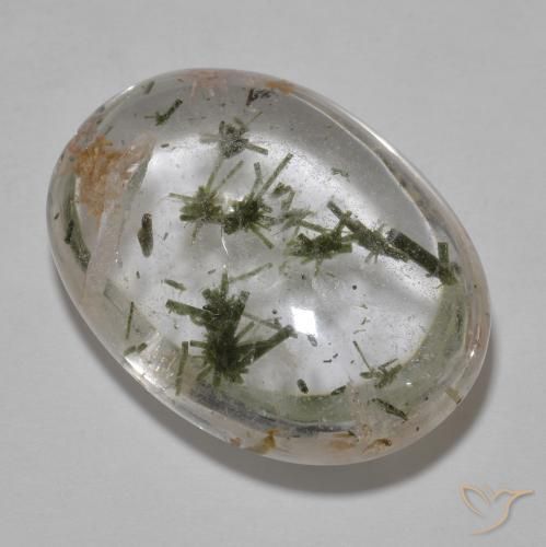 20.92ct 天然 彩色 石英与黑登堡石, 椭圆形, 透明
