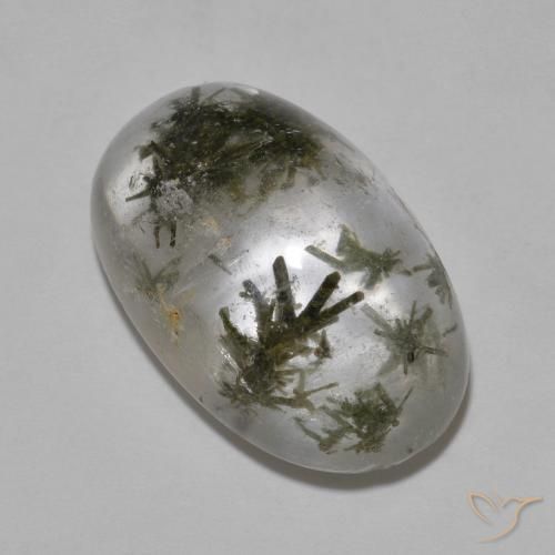 19.06ct 天然 彩色 石英与黑登堡石, 椭圆形, 透明