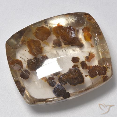 28.55ct 天然 彩色 石英与白铁矿, 软垫, 透明
