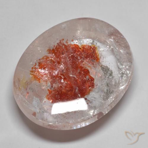 44.02ct 天然 彩色 石英与白铁矿, 椭圆形, 透明