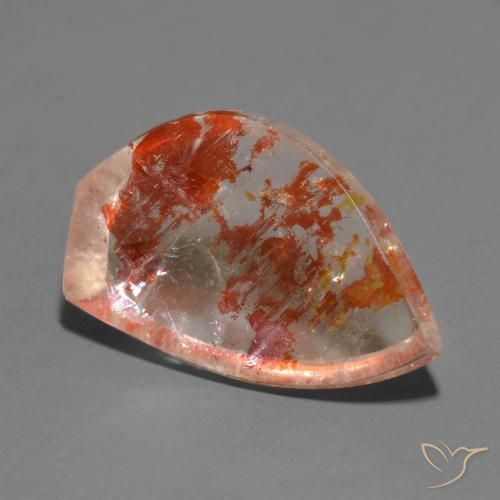 13.13ct 天然 彩色 石英与白铁矿, 花式切割, 透明
