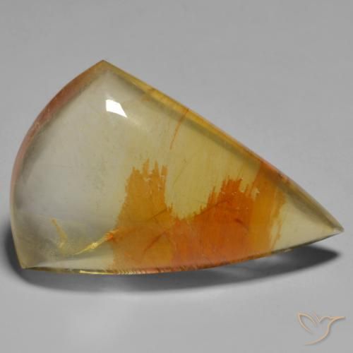 44.10ct 天然 彩色 石英与白铁矿, 花式切割, 透明
