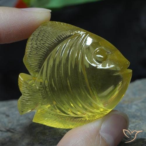 129.50ct 天然 中黄色 石英, 花式切割, 透明