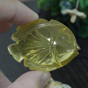 100.05克拉天然黄色石英，异形，43.3×30.5毫米，透明