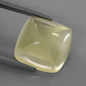 8.29克拉天然黄色石英，透明，12.9×12.8毫米，透明/半透明