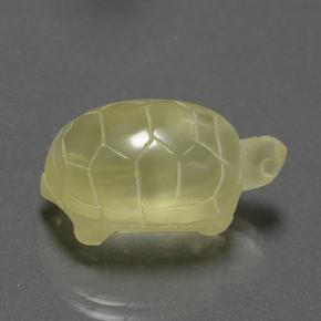 26.38克拉天然黄色石英，异形，23.5×13.5毫米，半透明