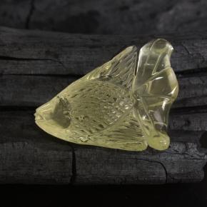 42.75克拉天然黄色石英，异形，33×26.4毫米，透明