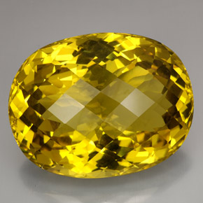223.80克拉天然黄色石英，椭圆形切割，45×35.1毫米，VVS-VS