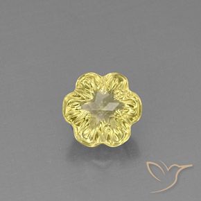 4.06克拉天然石英，花形切割，透明