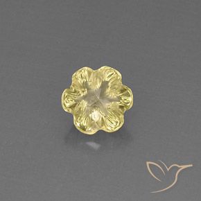 2.60克拉天然石英，花形切割，透明