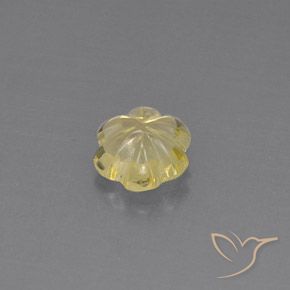 2.60克拉天然石英，花形切割，透明