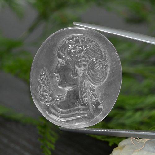 34.18ct 天然 清晰的白色 石英, 花式切割, 透明