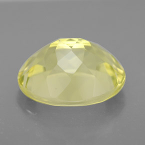 3.68克拉天然黄色石英，椭圆形切割，11.2×9.2毫米，VVS