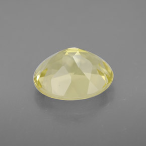 3.45克拉天然黄色石英，椭圆形切割，11×9.1毫米，VVS-VS