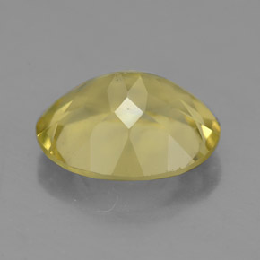 3.16克拉天然黄色石英，椭圆形切割，11.1×9.1毫米，VVS-VS