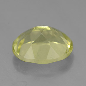 3.36克拉天然黄色石英，椭圆形切割，11×8.9毫米，VVS-VS