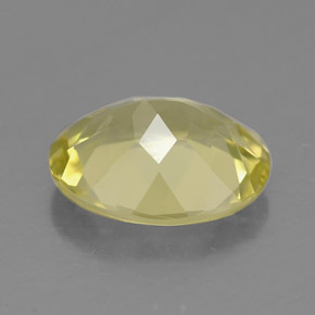 2.88克拉天然黄色石英，椭圆形切割，11.1×9毫米，VVS