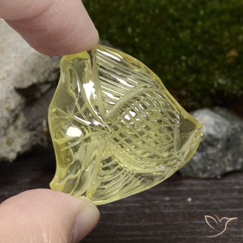 57.41ct 天然 Laguna Yellow  石英, 花式切割, 透明