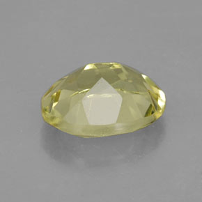 3.48克拉天然黄色石英，椭圆形切割，11.3×9.1毫米，VVS-VS